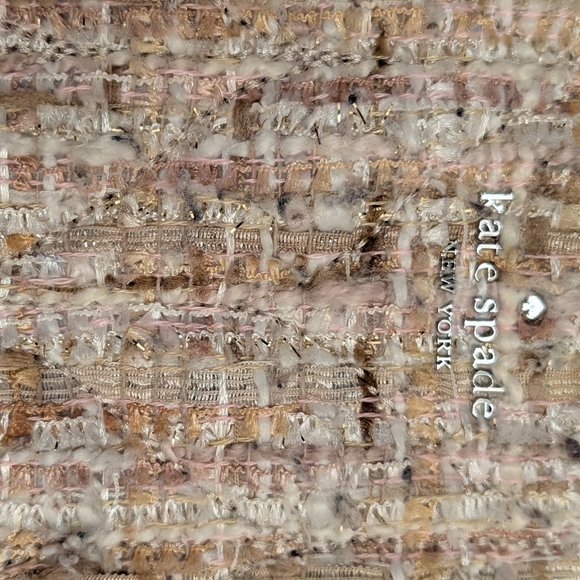 Kate Spade Beige Tweed Wristlet